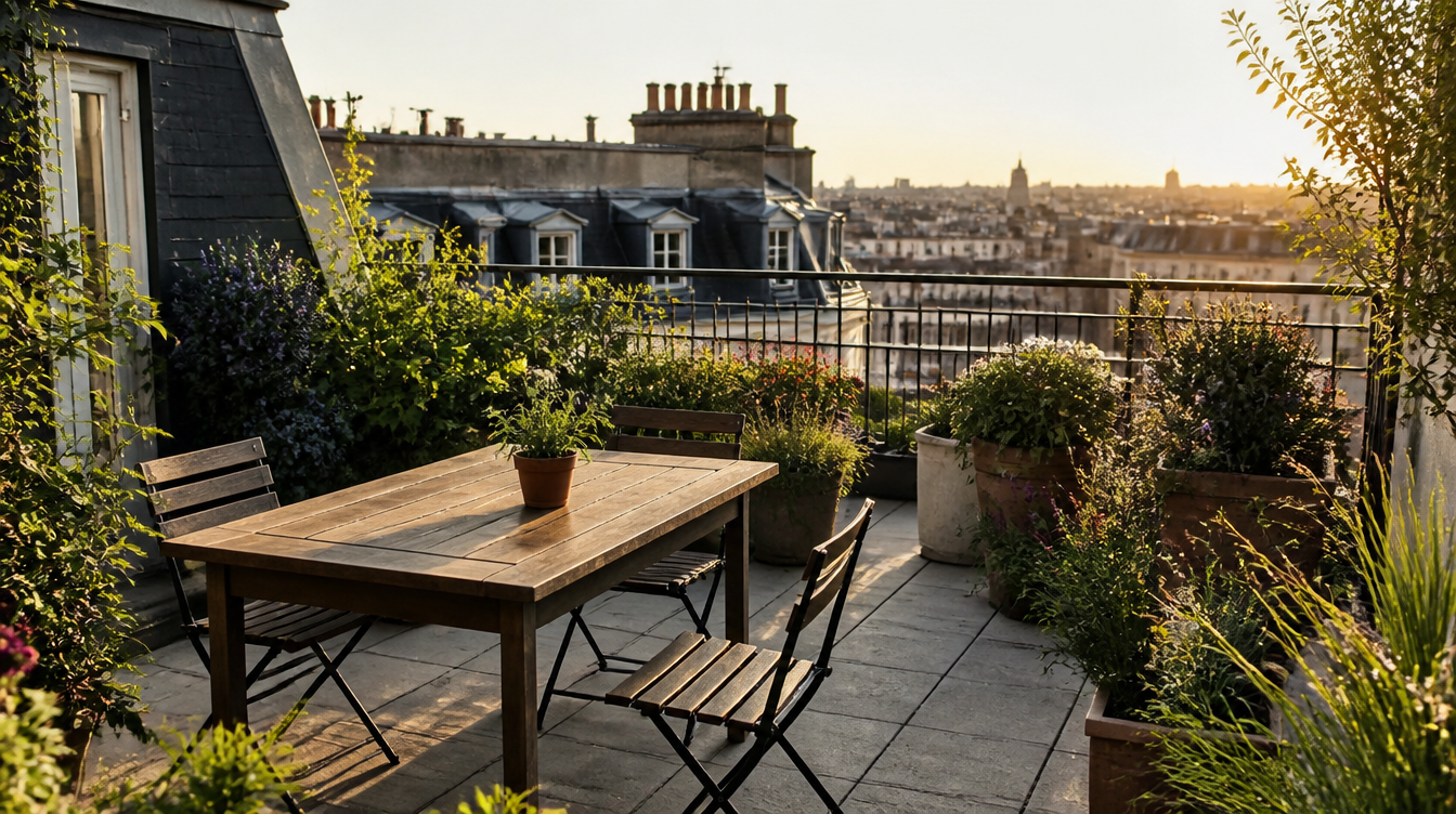 Rooftop garden